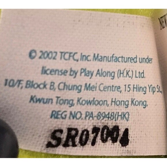 Vintage 2002 NWT 10" Collector’s Edition Care Bear Plush Lime Green Kite #4 - Picture 6 of 6